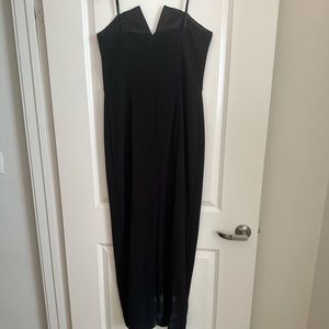 Betsy Adam’s black tuxedo gown size 12